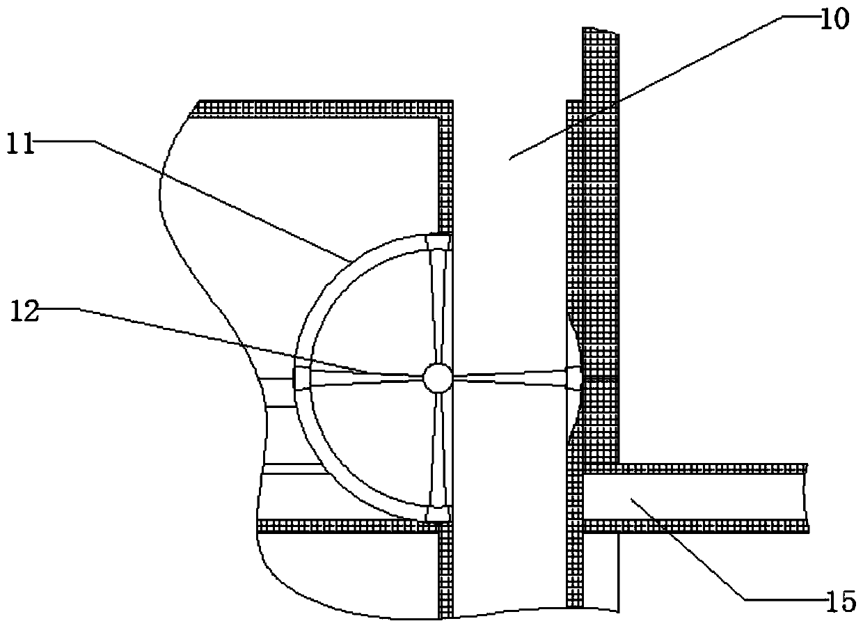 Device for automatically feeding livestock in time through biomass energy biogas power generation