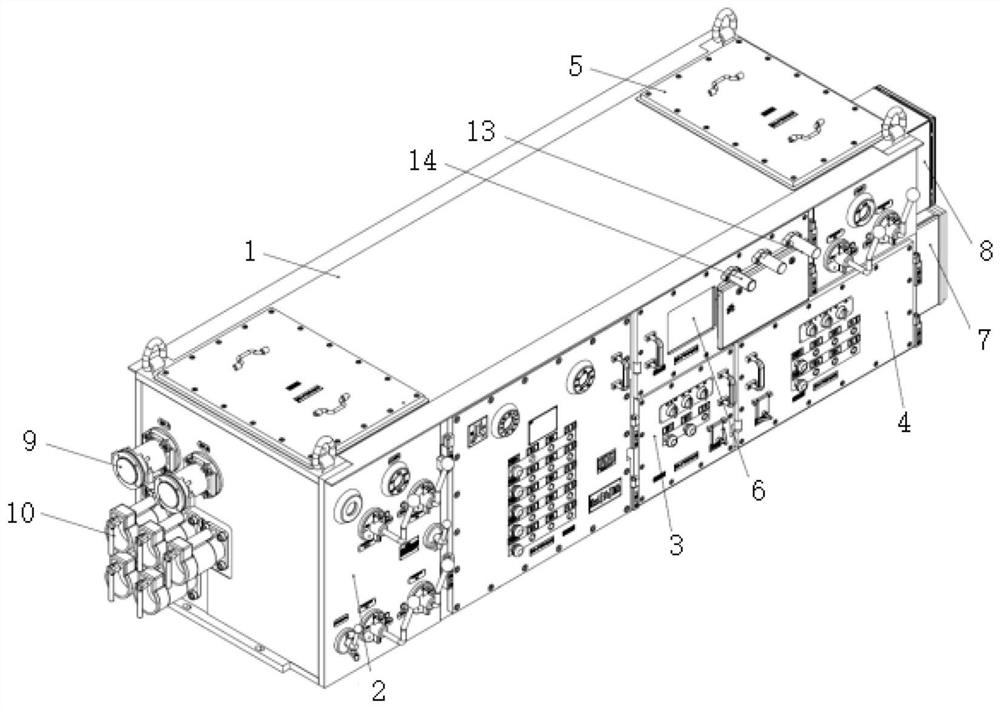 Double-voltage continuous acquisition combined feed switch