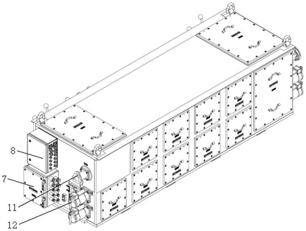 Double-voltage continuous acquisition combined feed switch