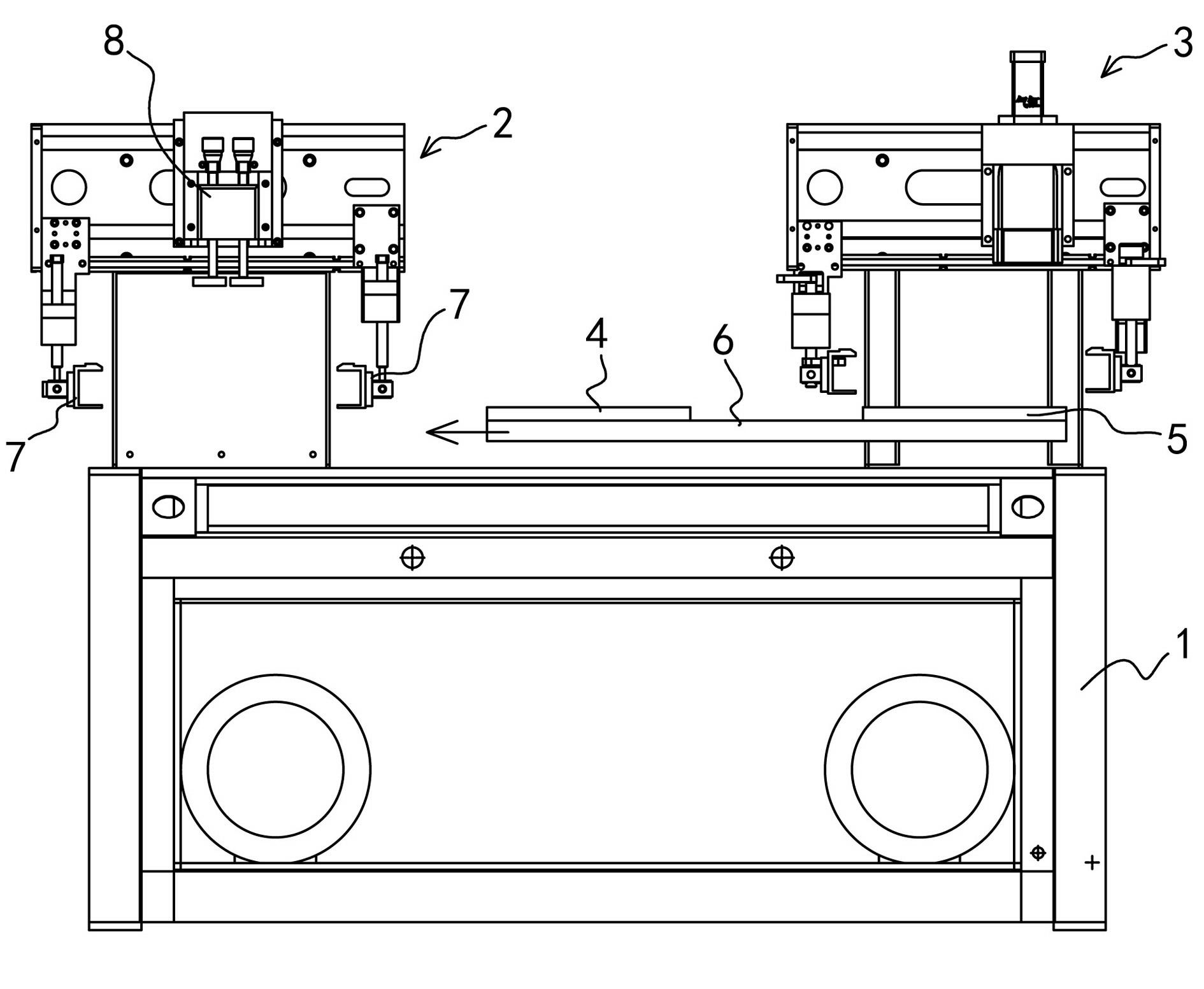 Dual-station desk-top flat-bed screen printing machine