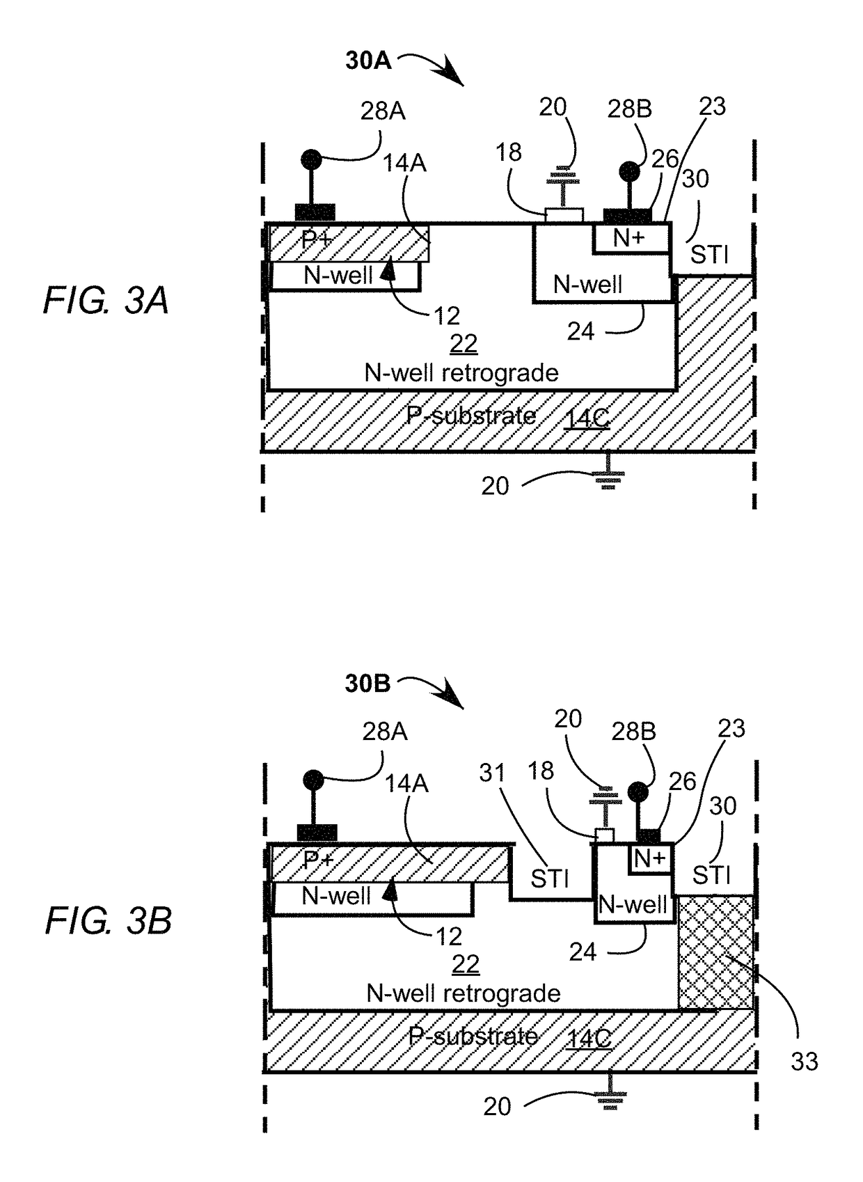 Clamped avalanche photodiode