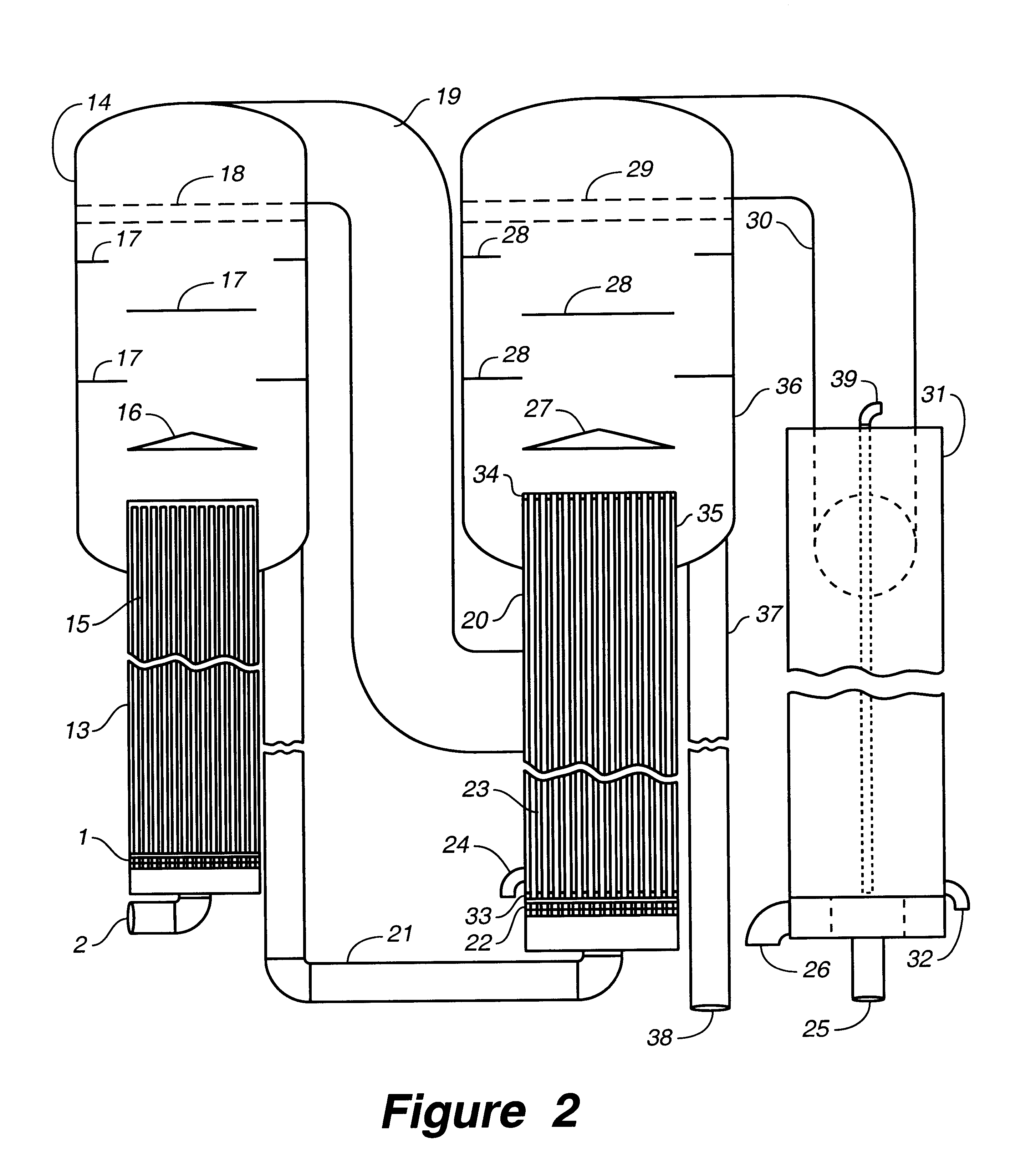 Barometric evaporation process and evaporator