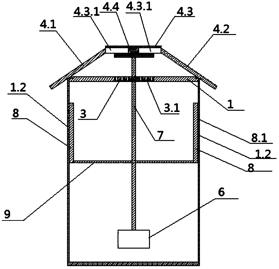 Mobile energy-storage charging system with good heat dissipation performance