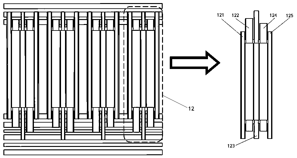 A cladding structure for a fusion reactor