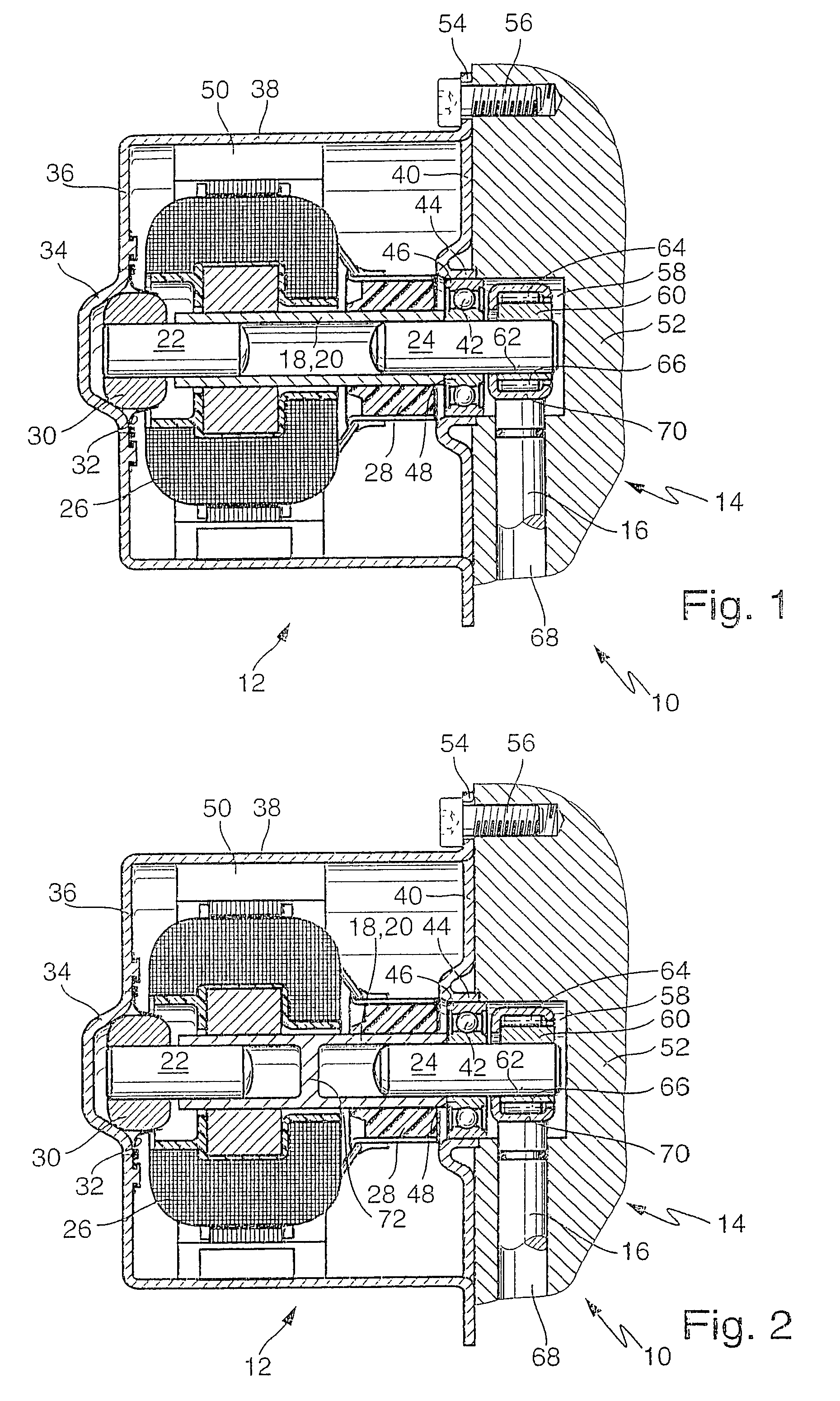 Pump aggregate for a hydraulic vehicle braking system