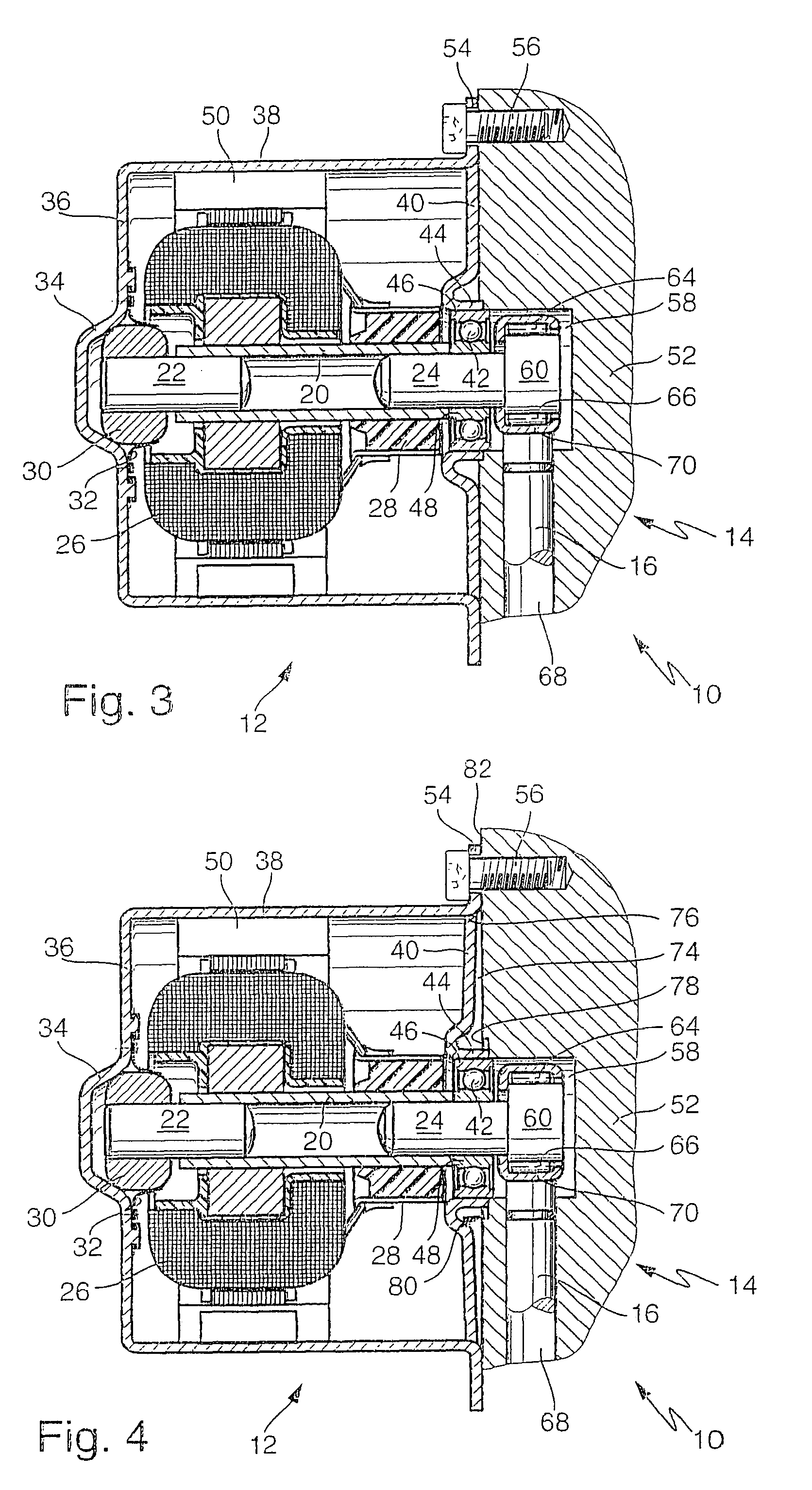 Pump aggregate for a hydraulic vehicle braking system