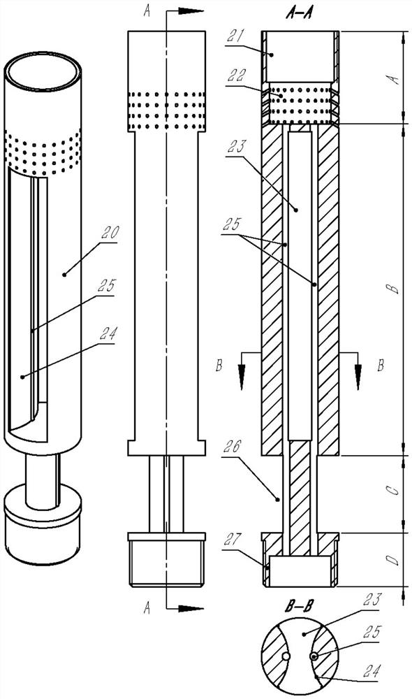 A multi-parameter grain condition integrated detection rod