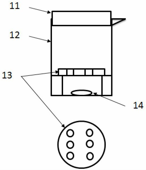 Method and device for measuring diffusible hydrogen content in welding material deposited metal