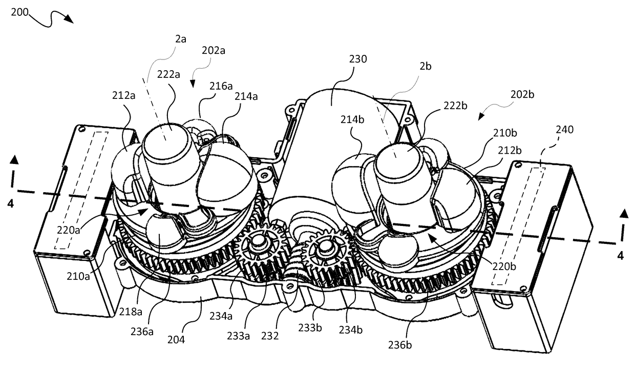 Massage apparatus with integrated rotating and reciprocating massage mechanisms