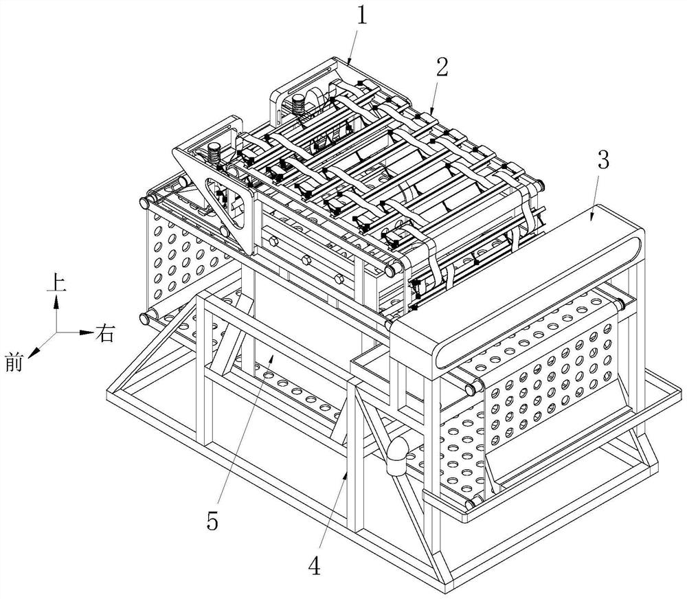 Viscose acetal fiber spinning forming post-processing system