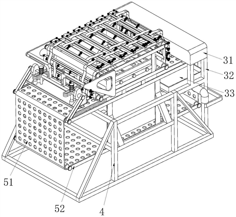 Viscose acetal fiber spinning forming post-processing system