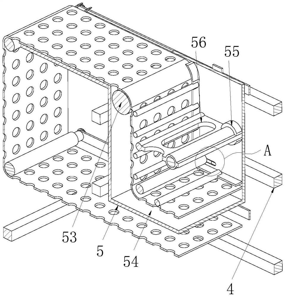 Viscose acetal fiber spinning forming post-processing system