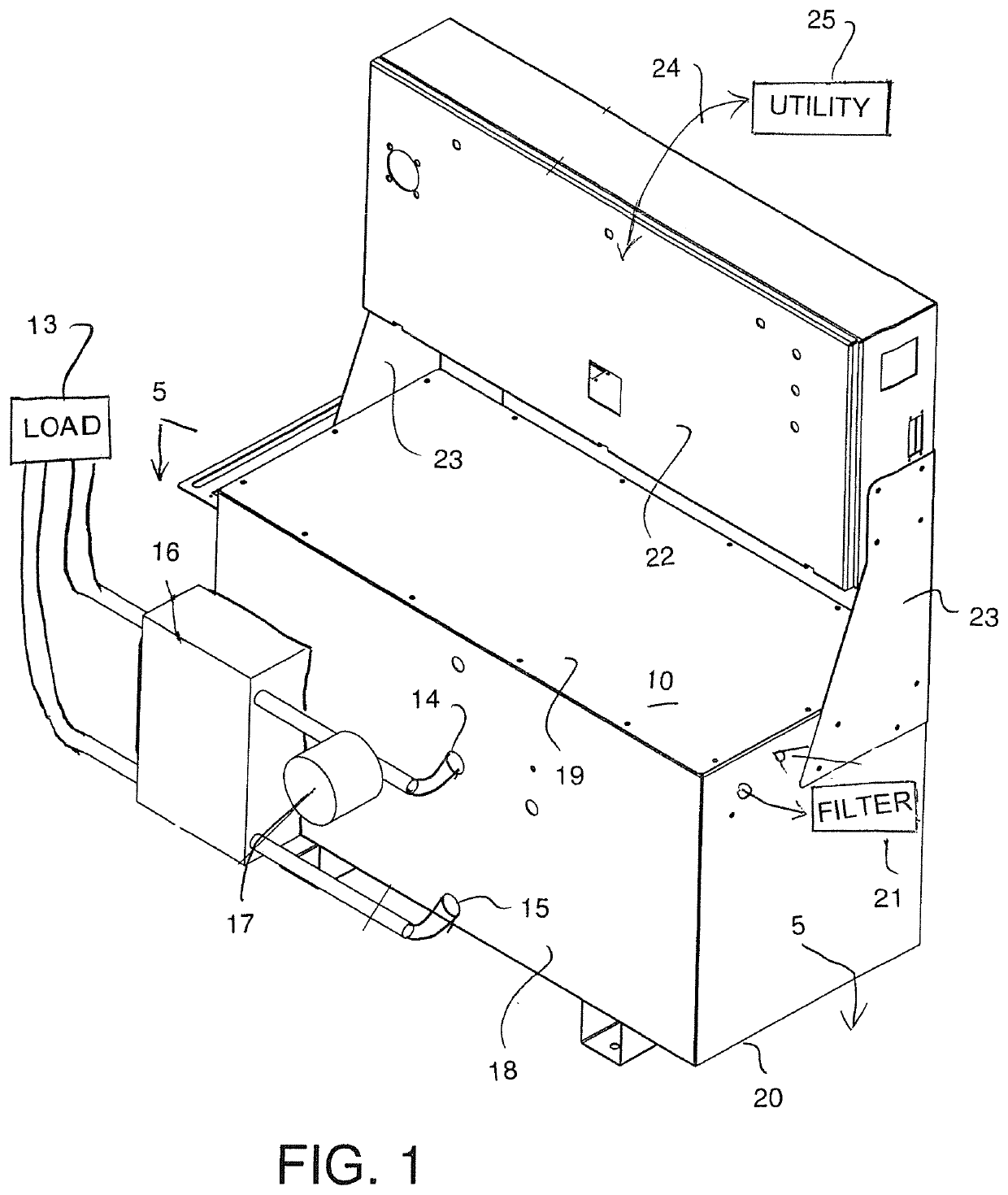 Heating system using heat extracted from a computer processing unit