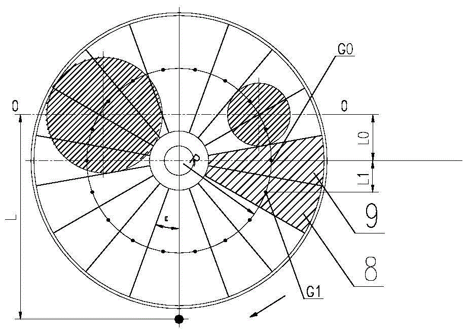 A rotary quantitative feeding device and its measuring method