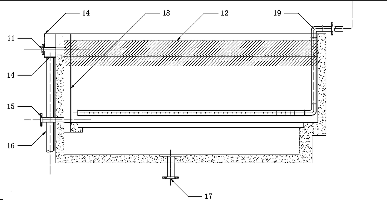 A turbulent flow electrolyzer and a turbulent flow electrolysis production system composed of turbulent flow electrolyzers