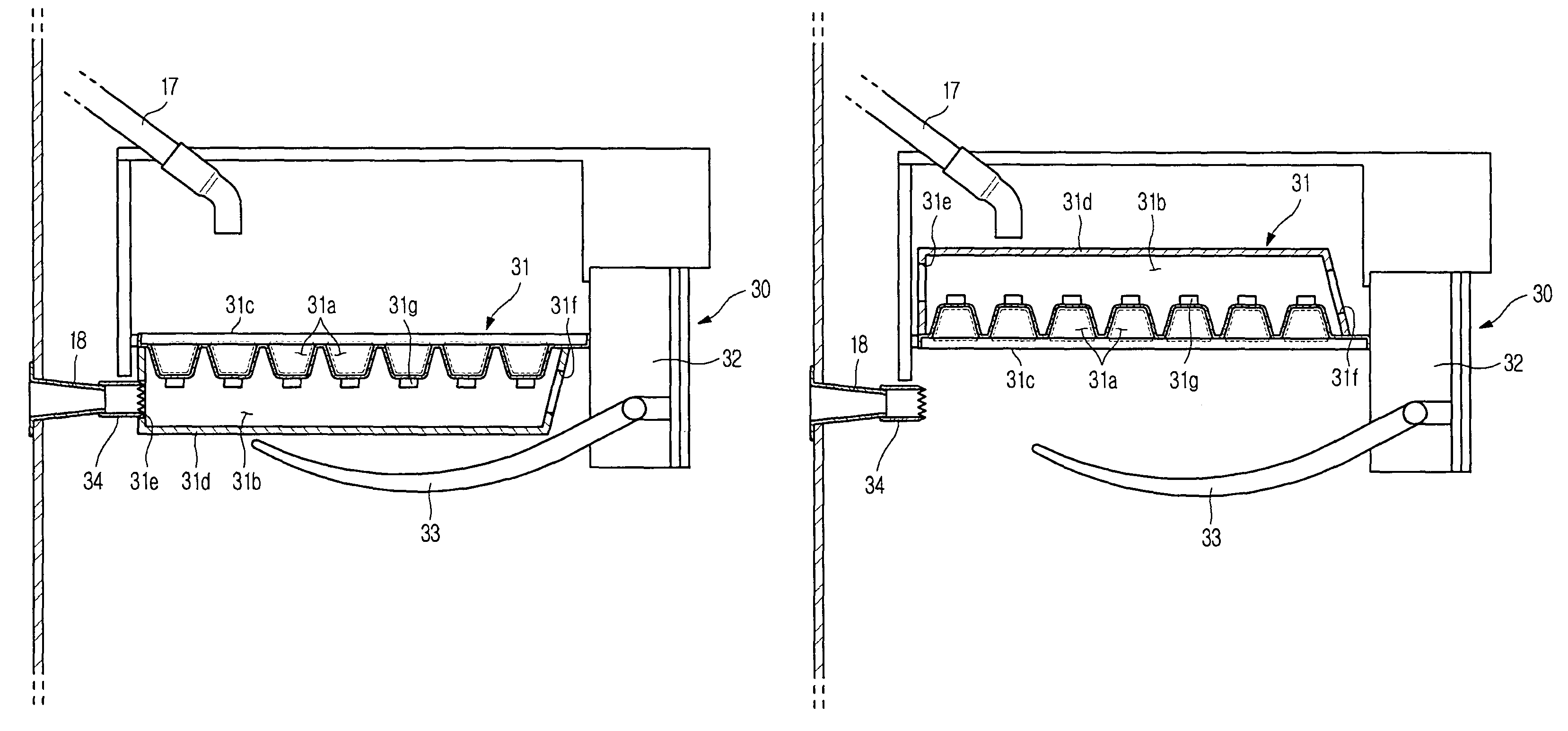 Ice making device and refrigerator having the same