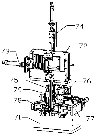 Micro-motor end cover assembly automatic brush inserting machine