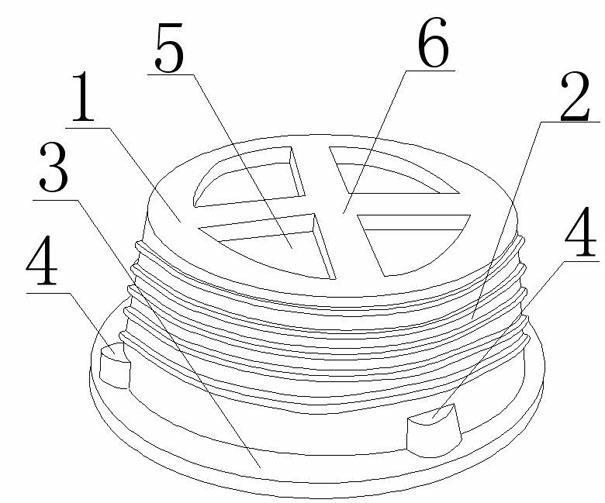 Protective cover for internal thread petroleum machinery workpiece