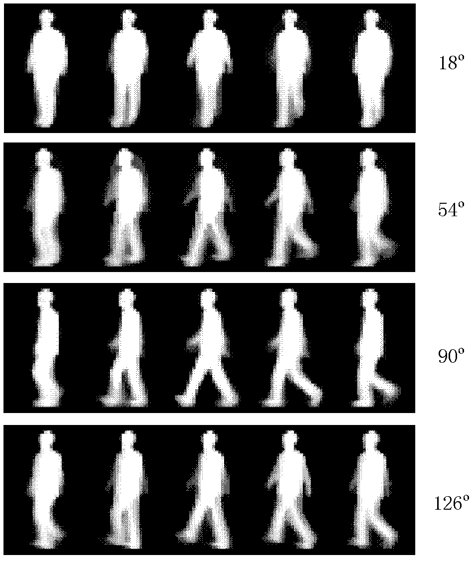 Multi-view and multi-state gait recognition method