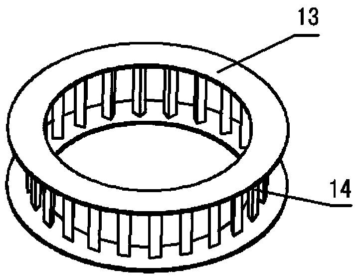 Continuous powdery material mixing device