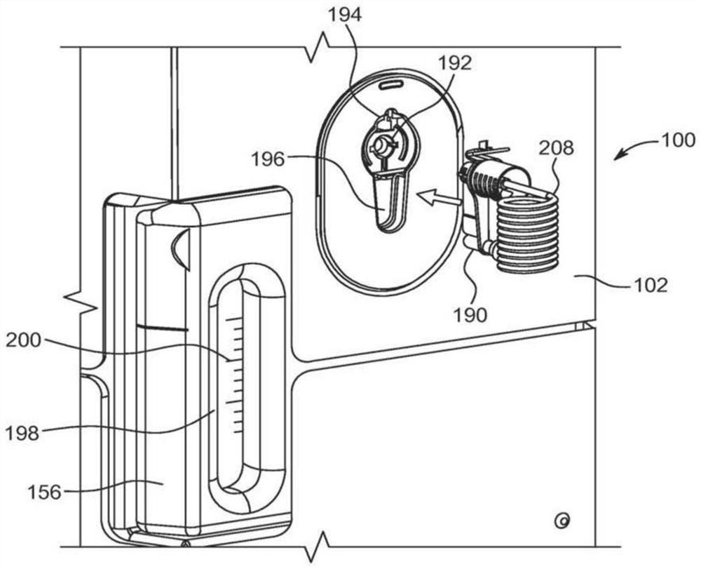 Preloading of contrast injection protocols into the administration line