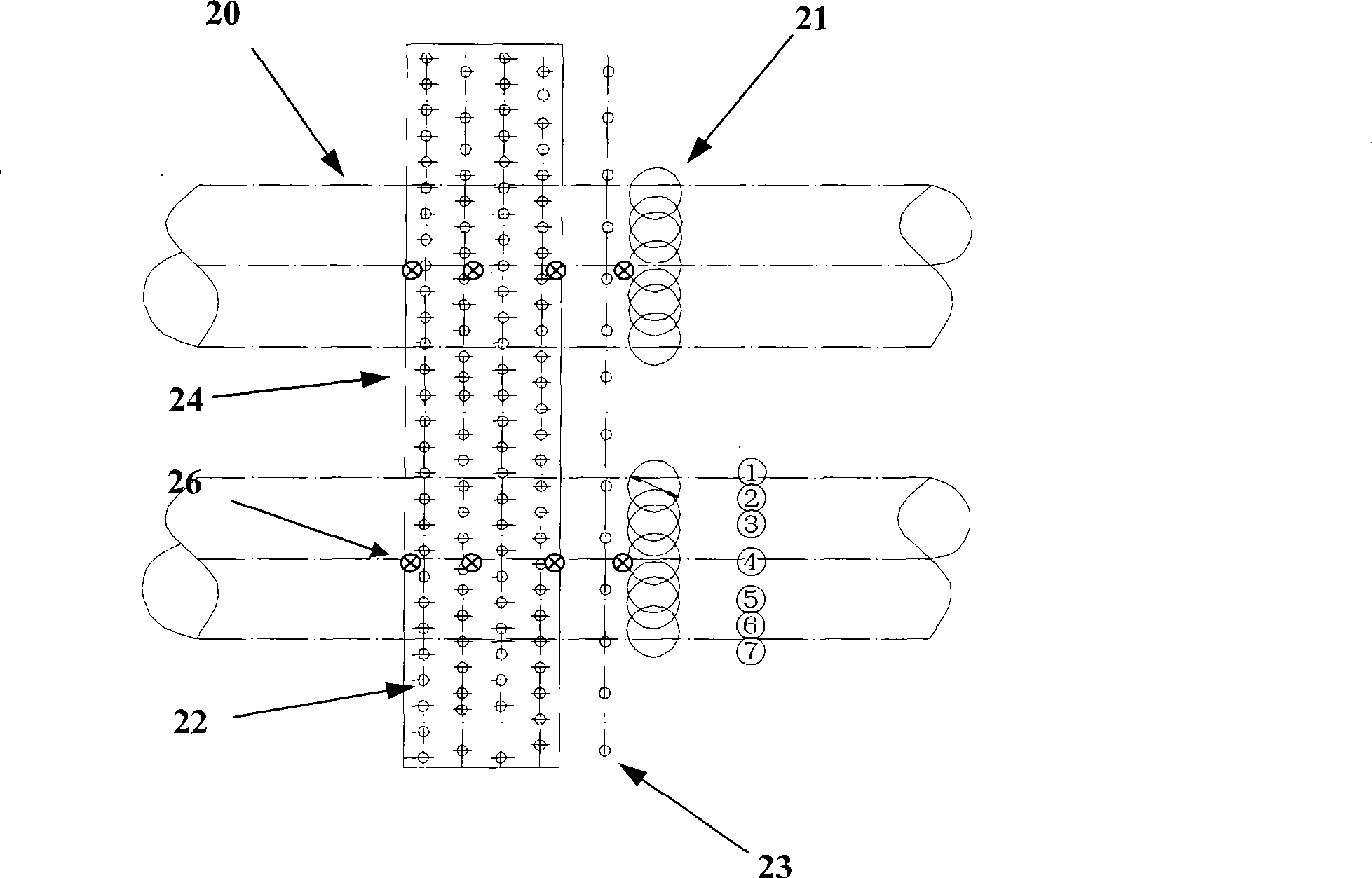 Protective cutting construction method for tunnel segment