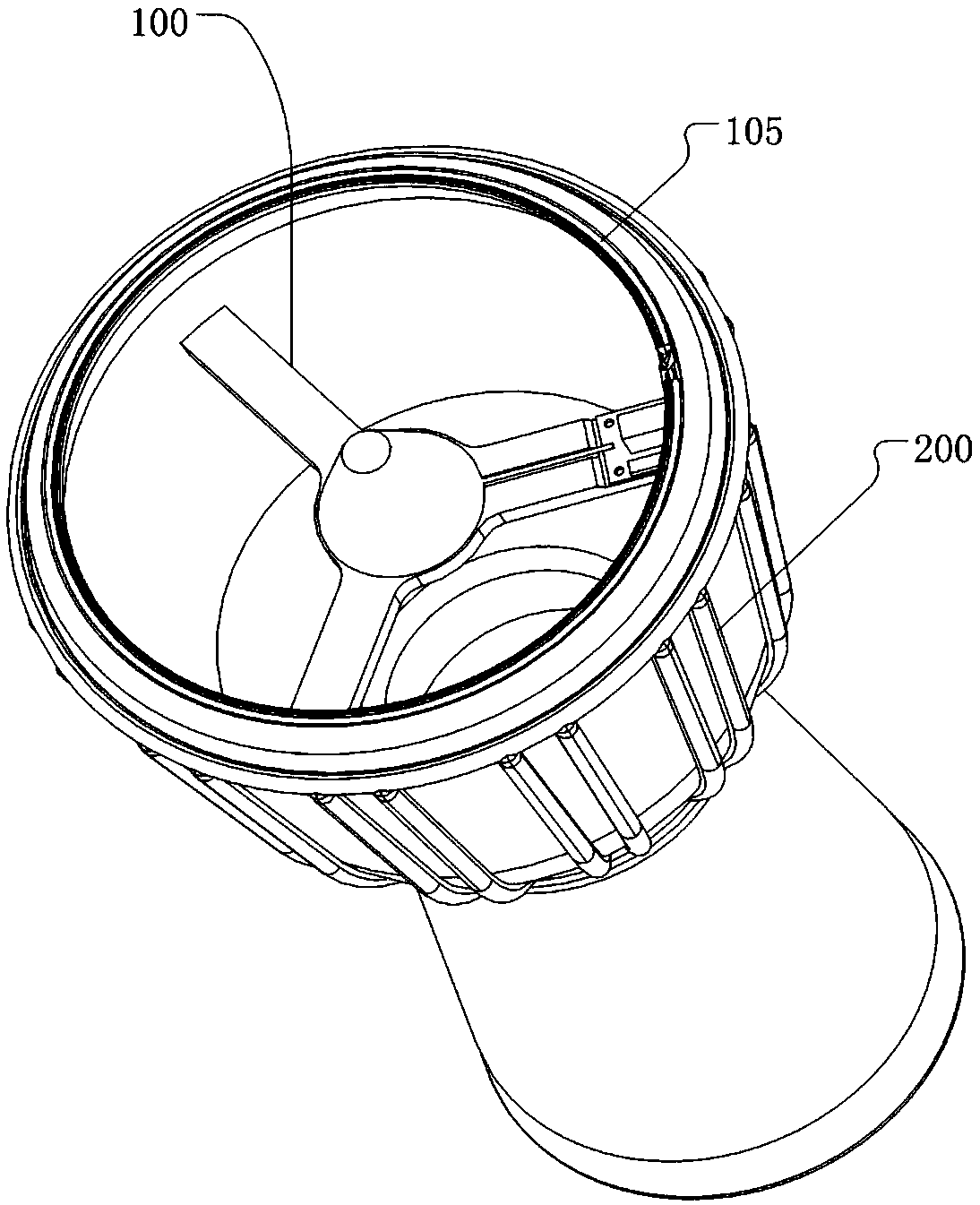 African drum and sound pickup device thereof