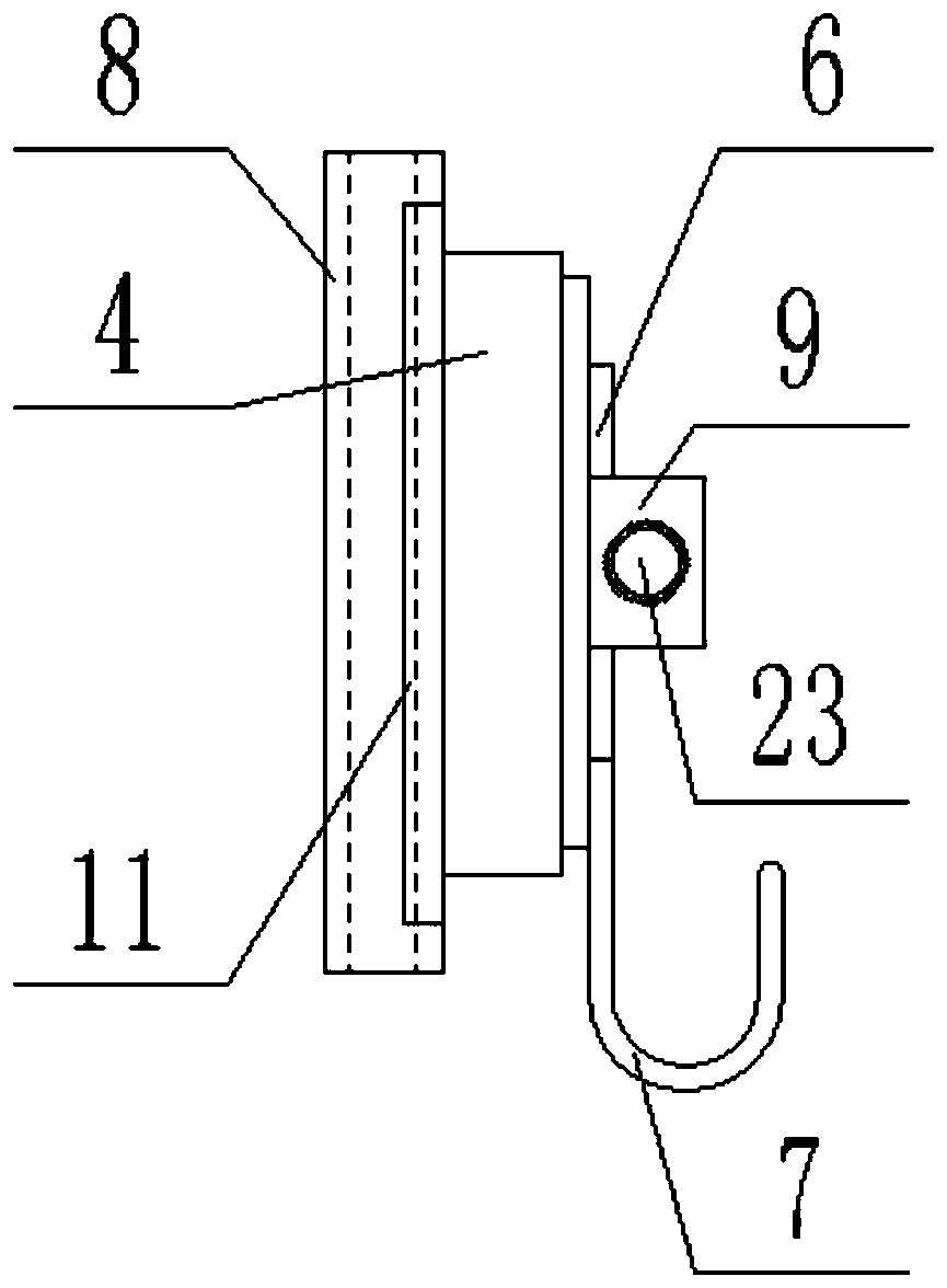 A combined support structure for toilet towel finishing