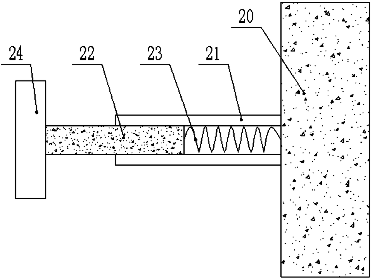 Conveying type sewage staged treatment environmental protection device