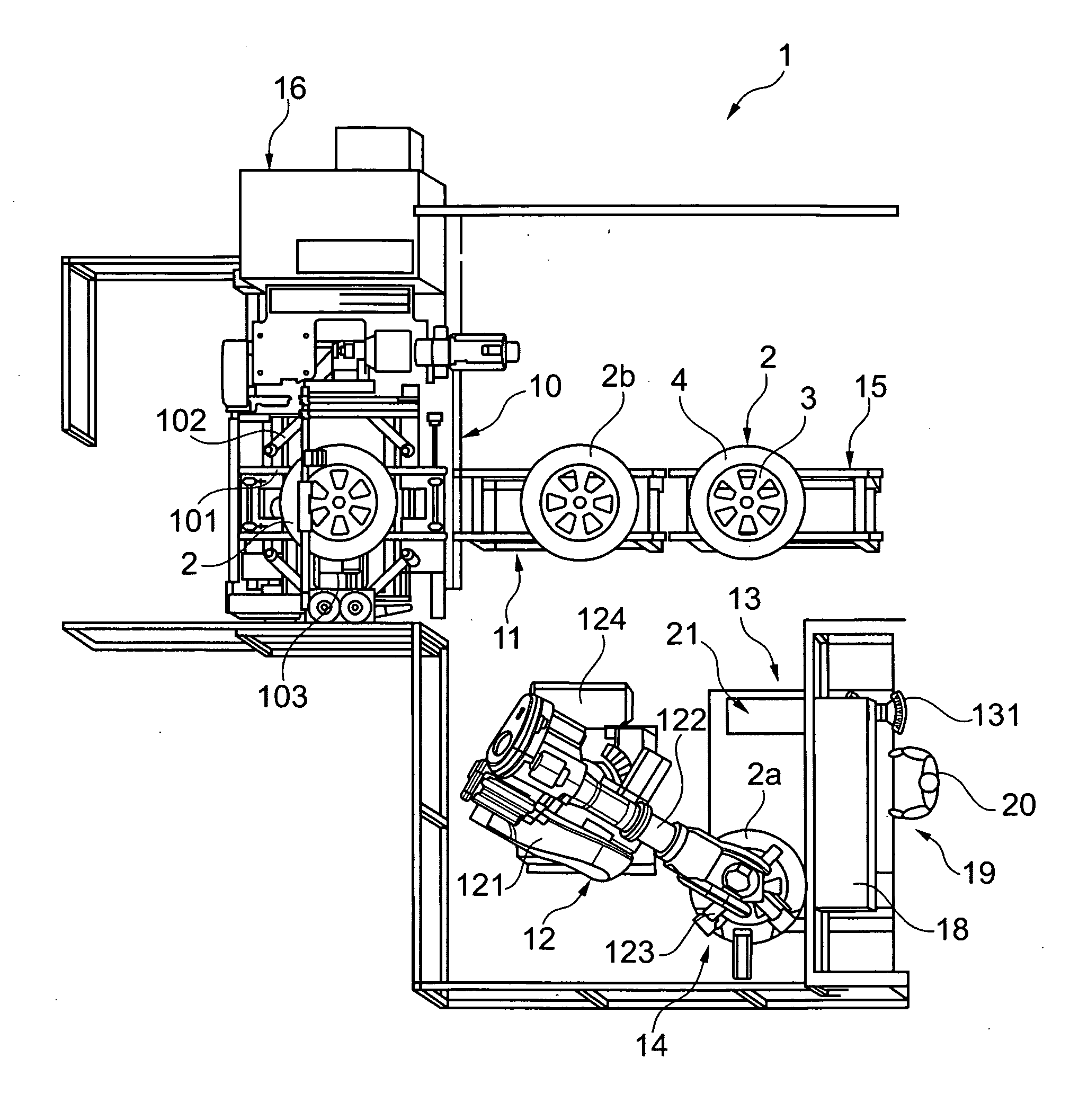 Method and device for unbalance correction on a vehicle wheel