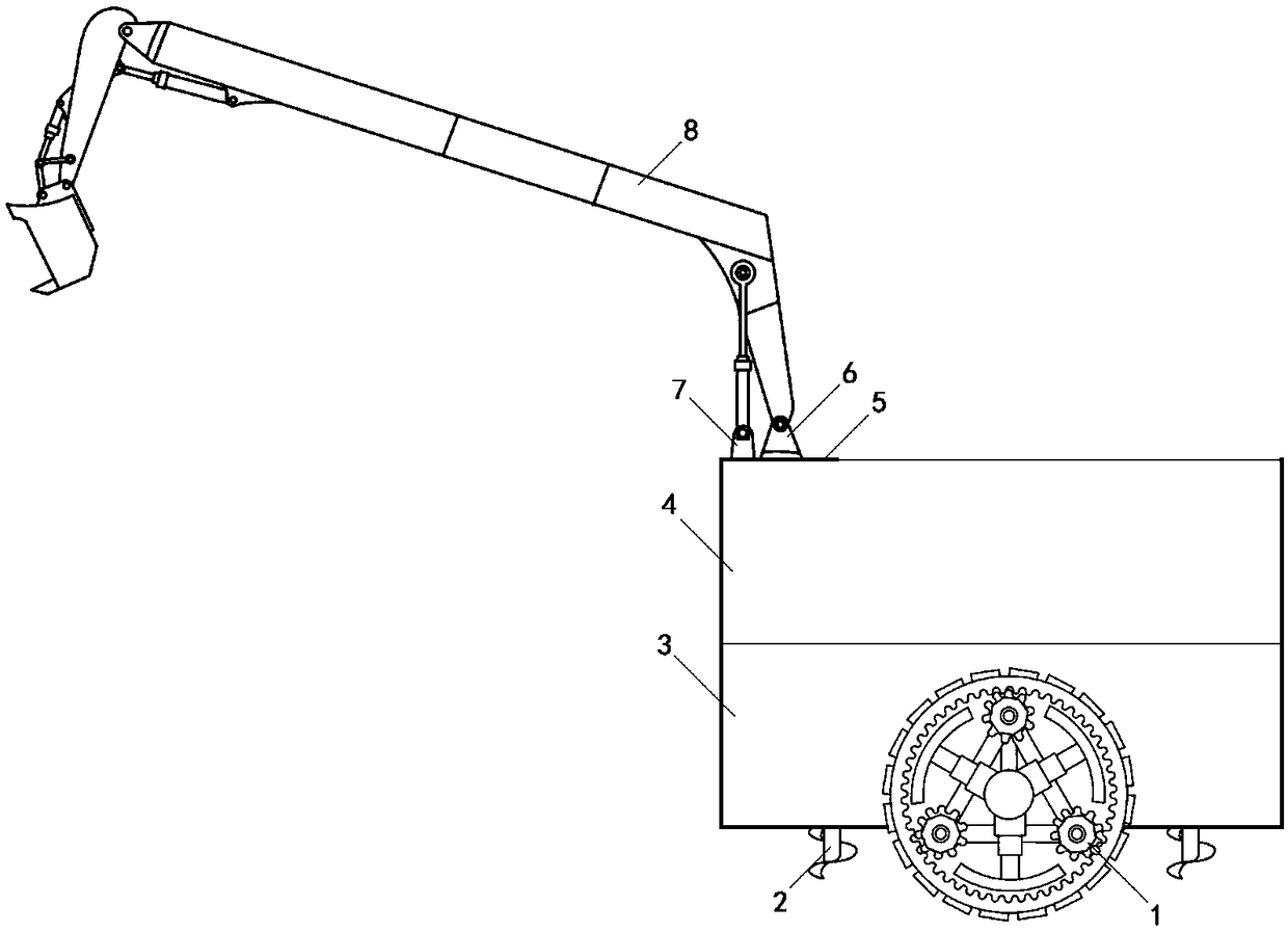 Ditching machine and its control system