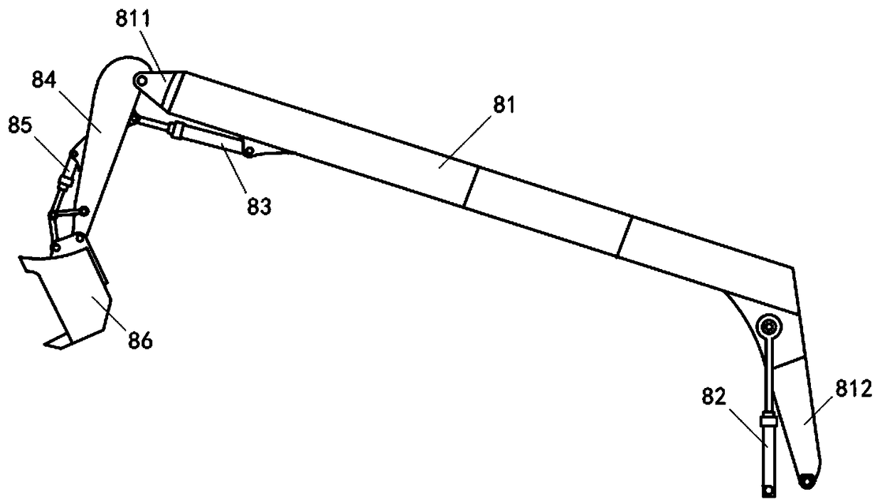 Ditching machine and its control system