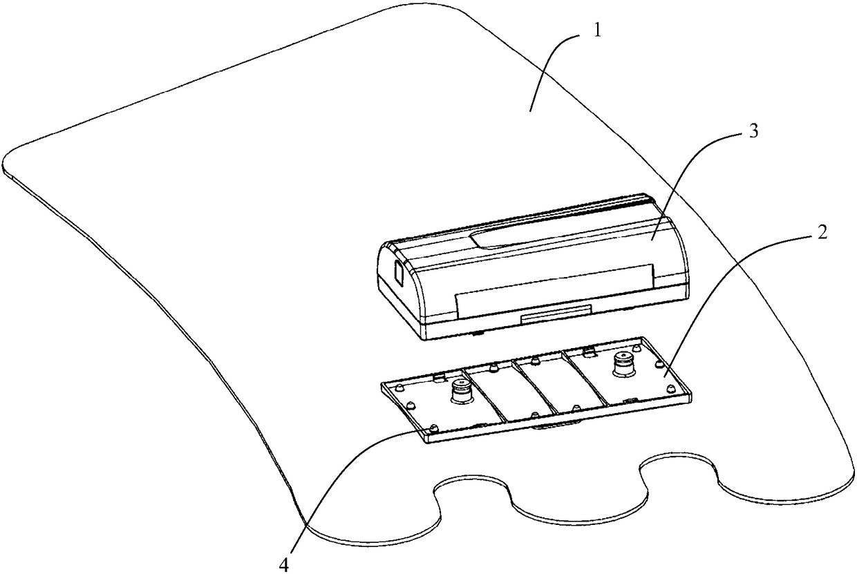 Detachable air pressure therapeutic equipment