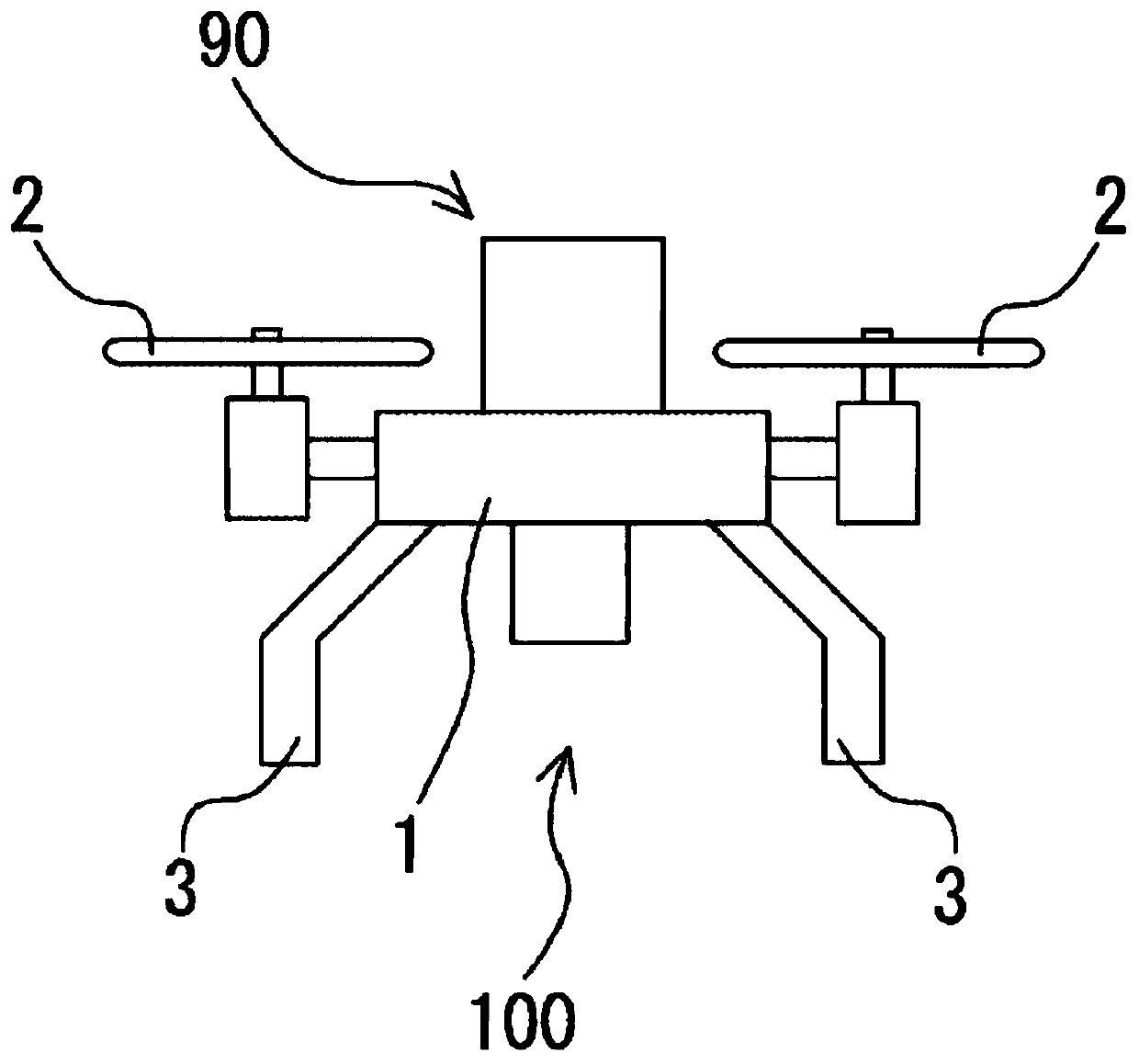 Crash detection device, flying body crash detection method, parachute or paraglider deployment device, and airbag device