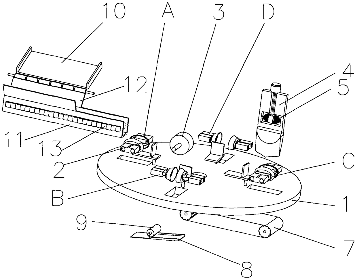 Fully automatic clam shell and bead extraction device