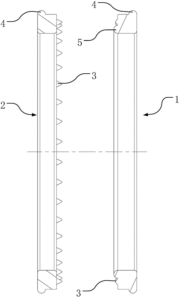 Multipole magnetic field force pairing attraction type circumcising anastomat