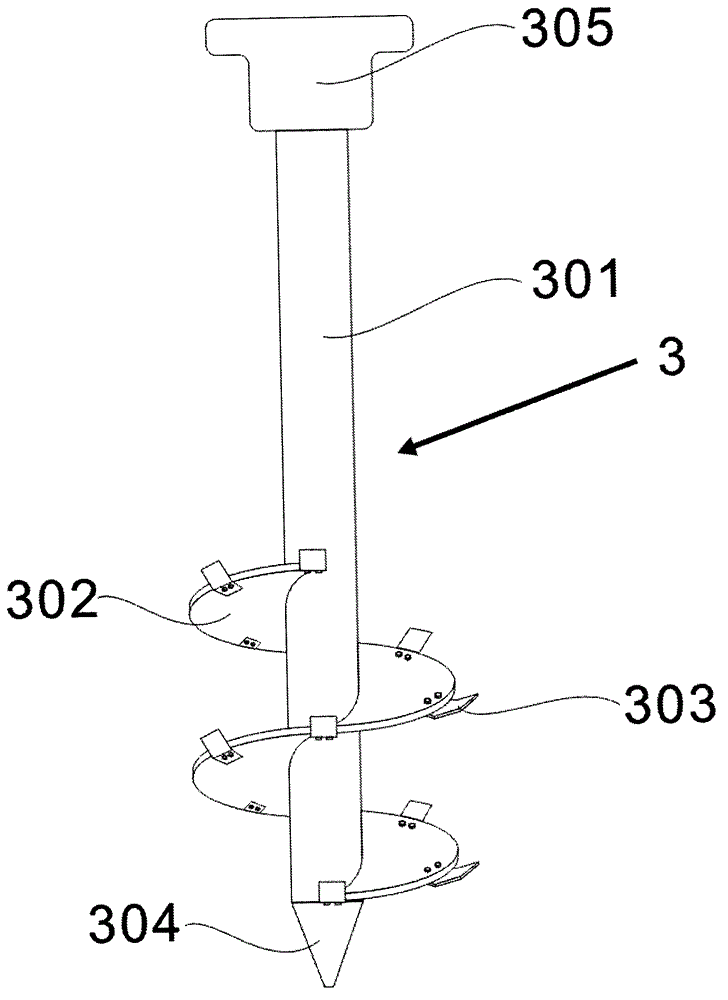 Deep ploughing, deep scarification and ridge smashing device