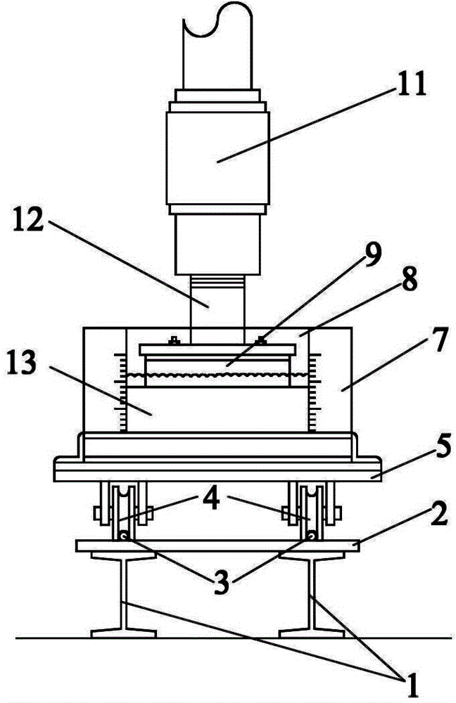 Shear test device for observing mechanical property of interface between underwater soil and structure