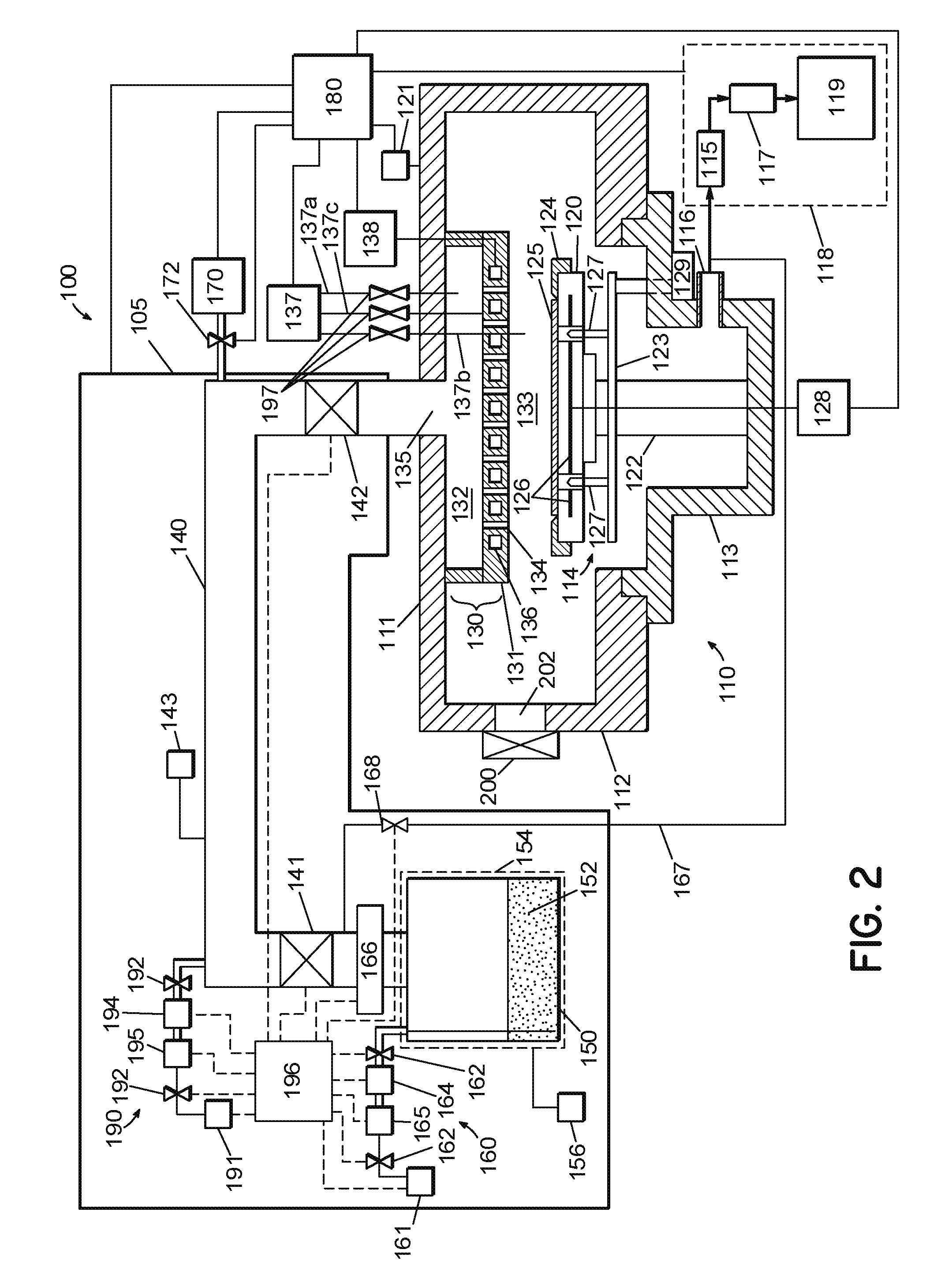 Method for heating a substrate prior to a vapor deposition process