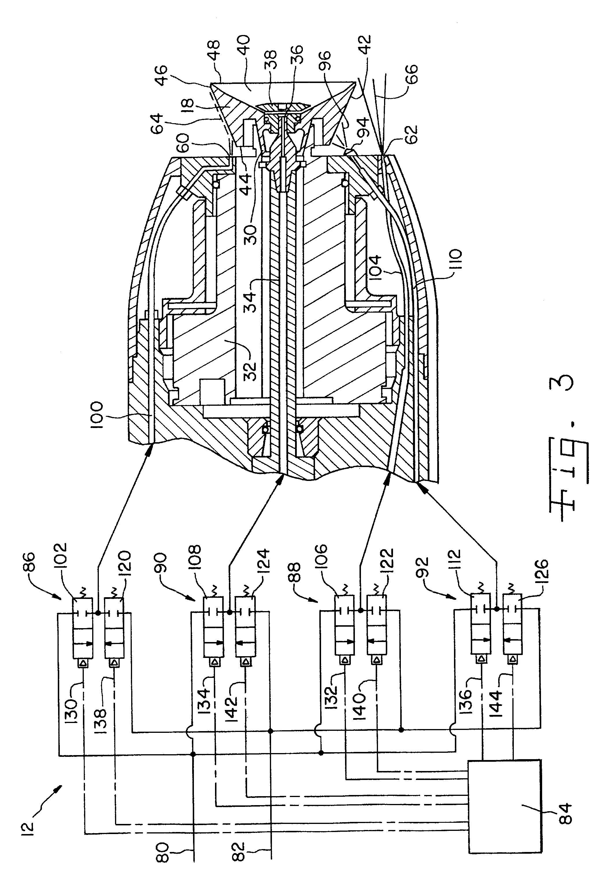 Bell cup cleaning system and method