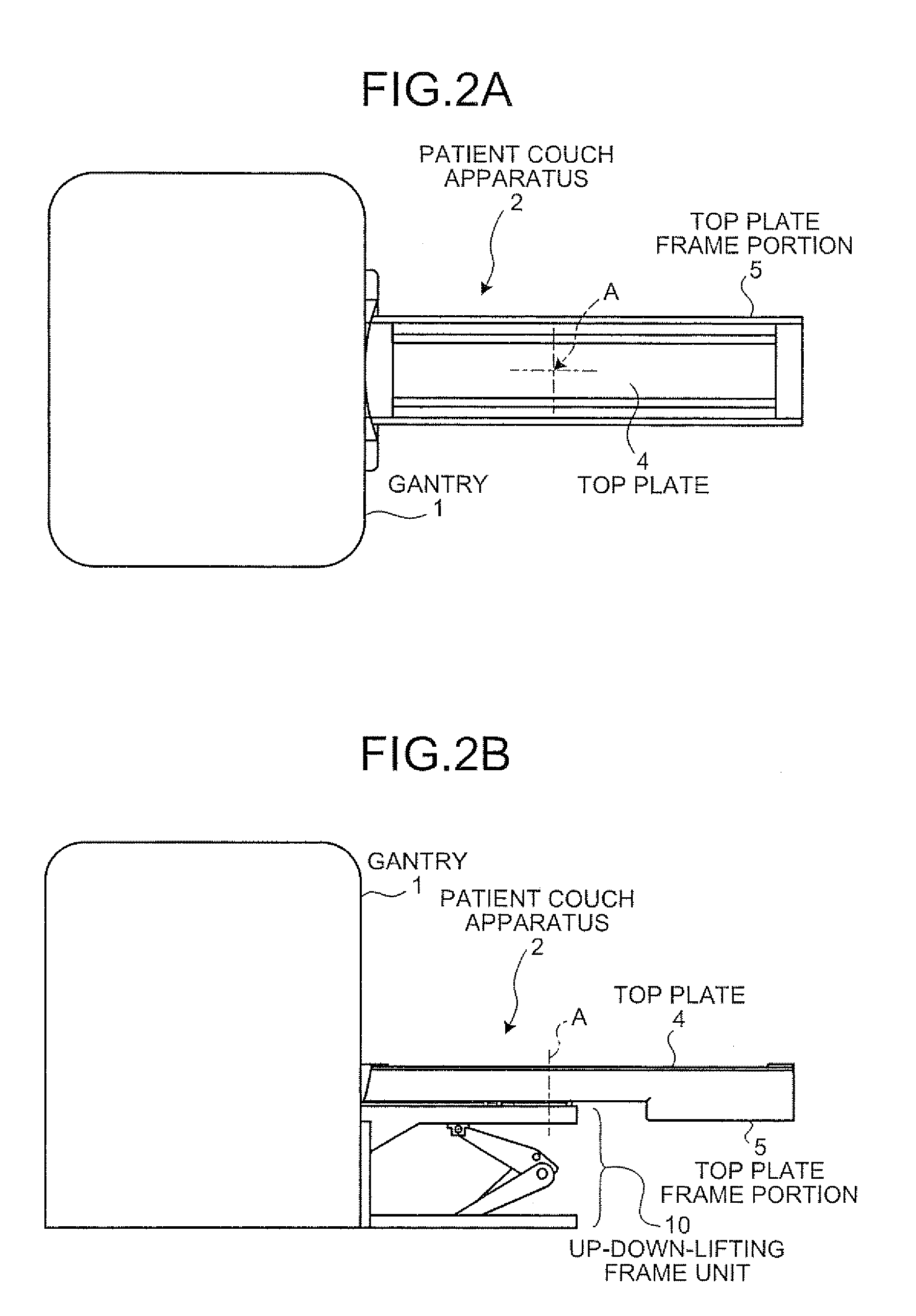 Patient couch apparatus, diagnostic imaging apparatus, and method of operating patient couch apparatus