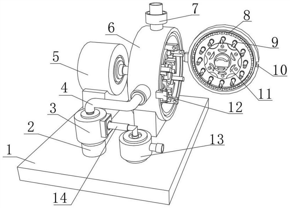 A high-efficiency pulverizer for potassium chlorate agglomerated raw materials