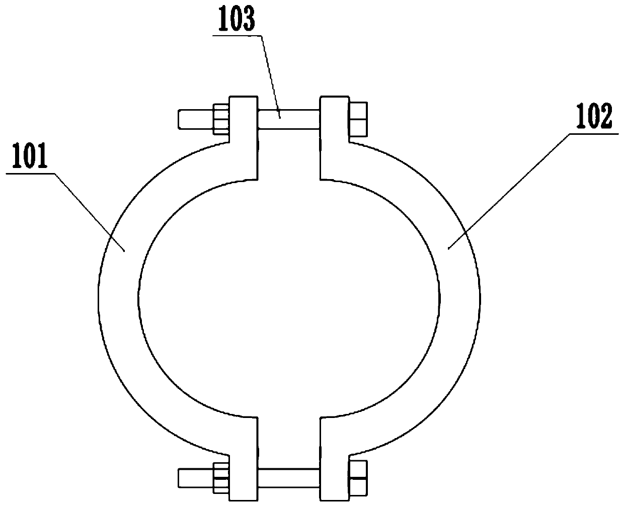 A reinforcement operating device for bridge maintenance