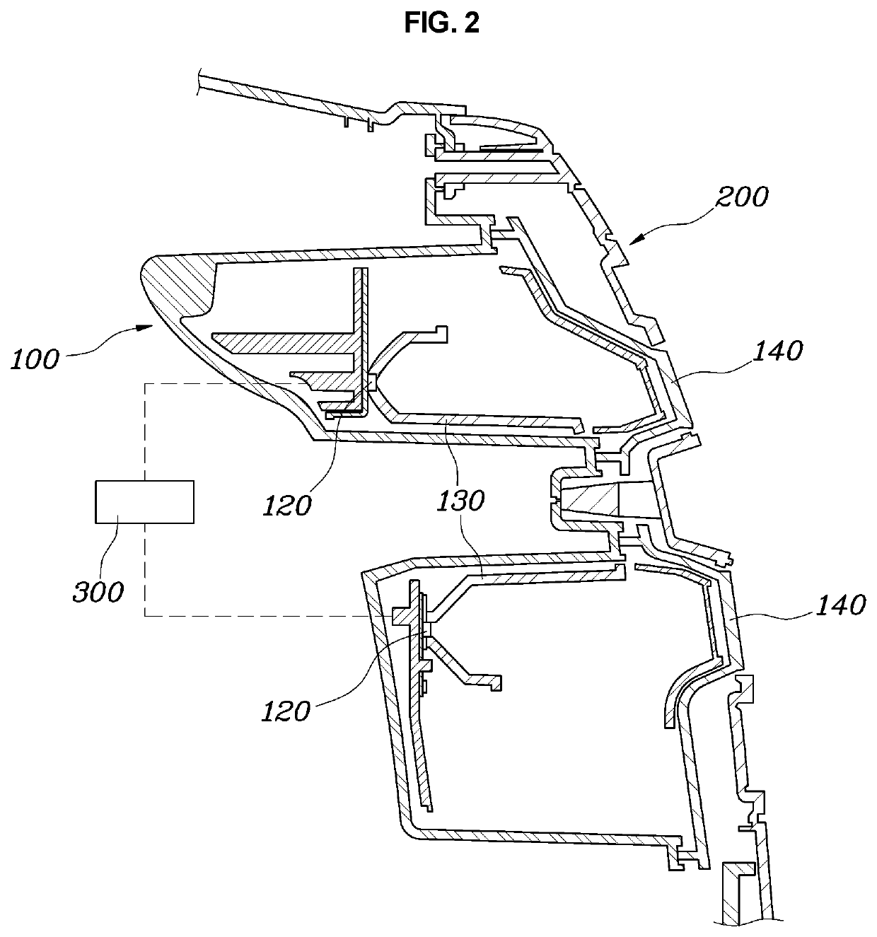 Hidden light apparatus for vehicle