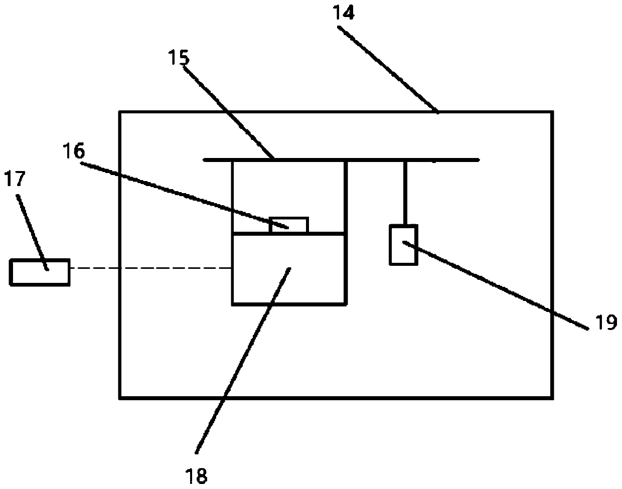 Model testing device for studying, explosion, energy gathering, cutting and destroying of underwater unexploded projectile