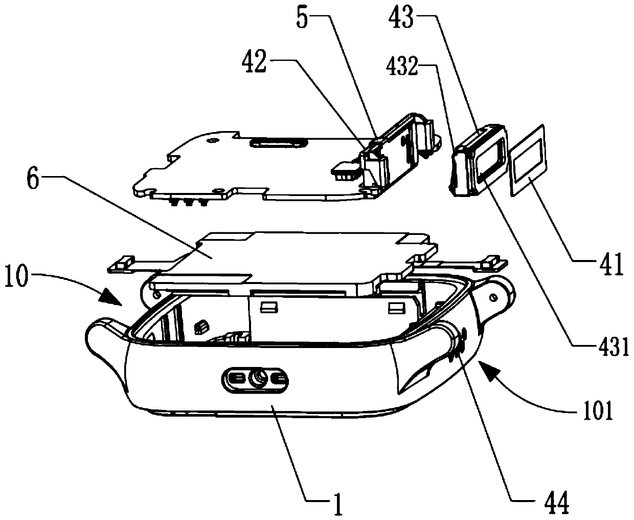 A waterproof smart watch with side sound