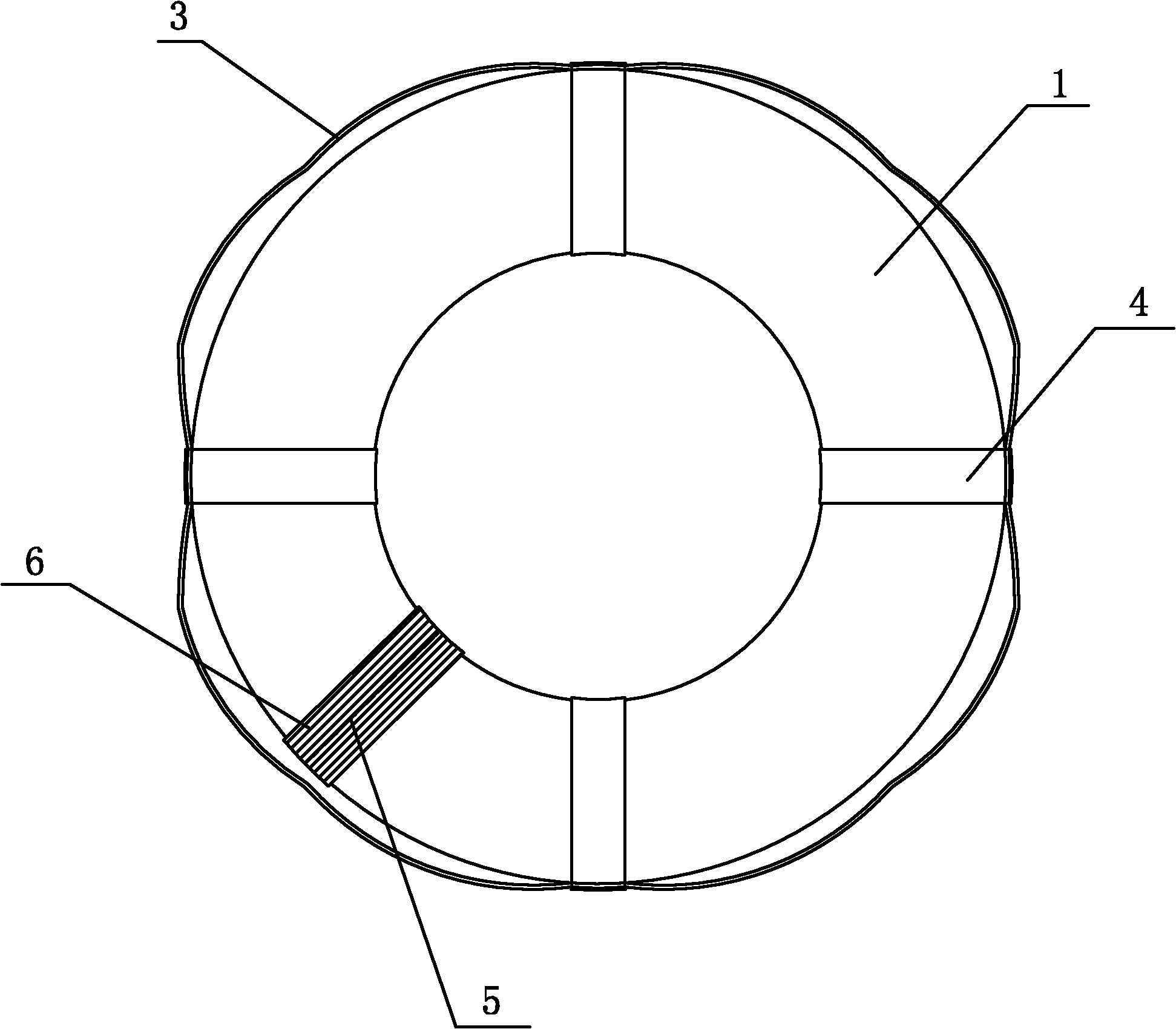 Life buoy and preparation method thereof