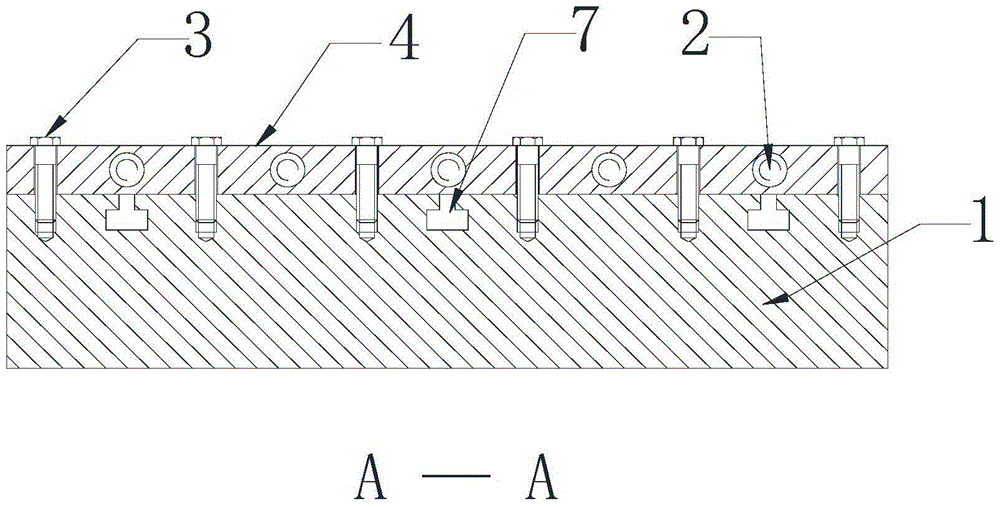 A support shear differential compensation connection device