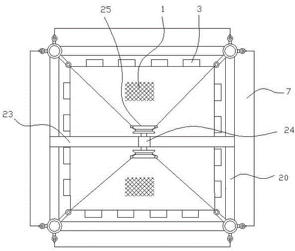 Aquaculture net cage improving utilization ratio of baits