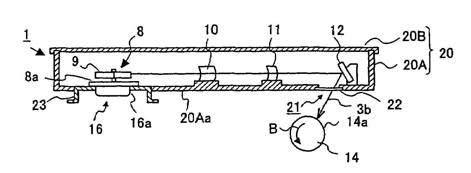 Optical scanning device